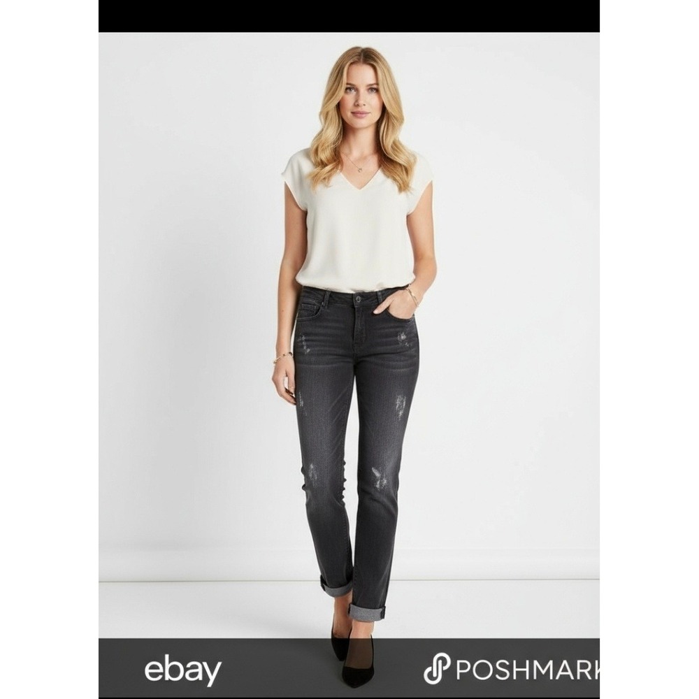 Chanel Women's Straight Leg Jeans - Black - Size: IT 40 / US 30